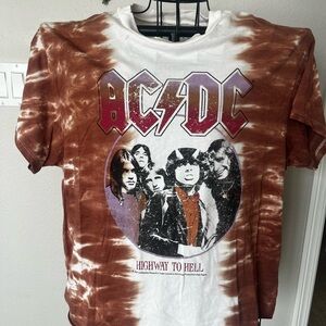 AC/DC Highway to Hell Tie-Dye T-Shirt